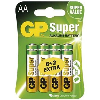 GP Super Alkaline LR6 (AA) 6+2ks v blistru (1013218000)