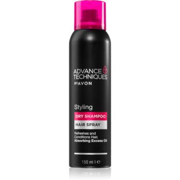 Avon Advance Techniques Refresh suchý šampon pro absorpci přebytečného mazu a pro osvěžení vlasů 150 ml