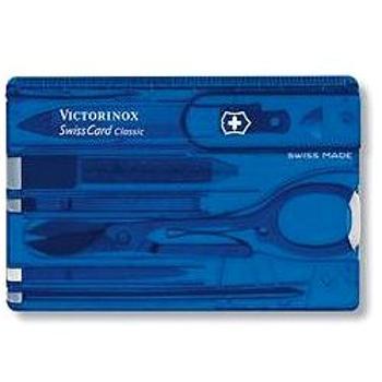 Victorinox Swiss Card Classic Translucent modrý (7611160013583)