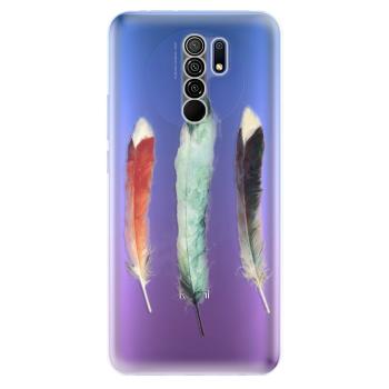 Odolné silikonové pouzdro iSaprio - Three Feathers - Xiaomi Redmi 9