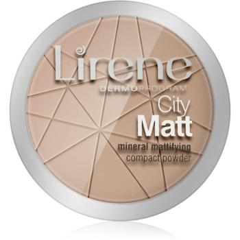 Lirene City Matt matující pudr odstín 03 Beige 9 g