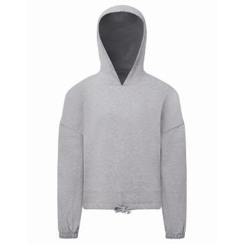 TriDri® Dětská oversize mikina z recyklovaného materiálu - Šedý melír | 12-13 let