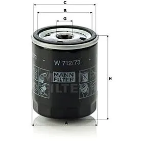 MANN-FILTER W712/73 (W712/73)