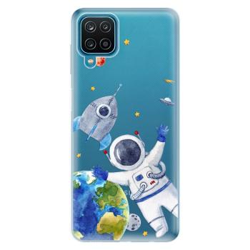 Odolné silikonové pouzdro iSaprio - Space 05 - Samsung Galaxy A12