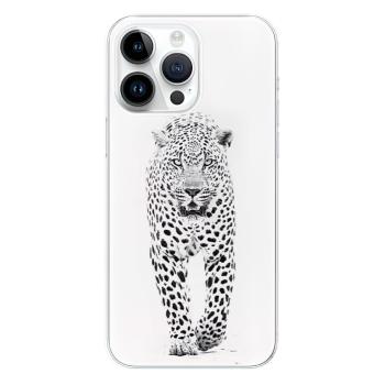 Odolné silikonové pouzdro iSaprio - White Jaguar - iPhone 15 Pro Max