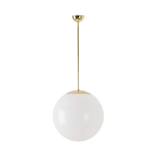 OSMONT ISI66061 ISIS P3 závěsné plastové svítidlo mosaz leštěná / bílá IP40 3000 K 27W LED DALI