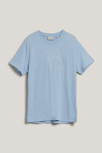 TRIČKO GANT REG TONAL SHIELD SS T-SHIRT FRESH BLUE