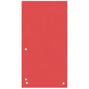 DONAU červený, papírový, 1/3 A4, 235 x 105 mm - balení 100 ks (8620100-04PL)