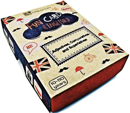 Fun Card English: Adjectives, Comparatives and Superlatives