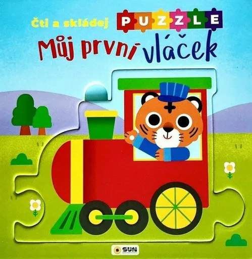 Čti a Skládej Puzzle Můj první vláček (poškozená)