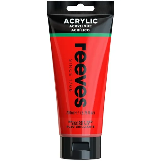 Reeves Akrylová barva červená 200 ml Reeves