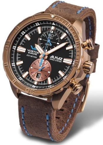 Vostok Europe Almaz Bronze Line 6S11/320O266 - Kožený řemínek