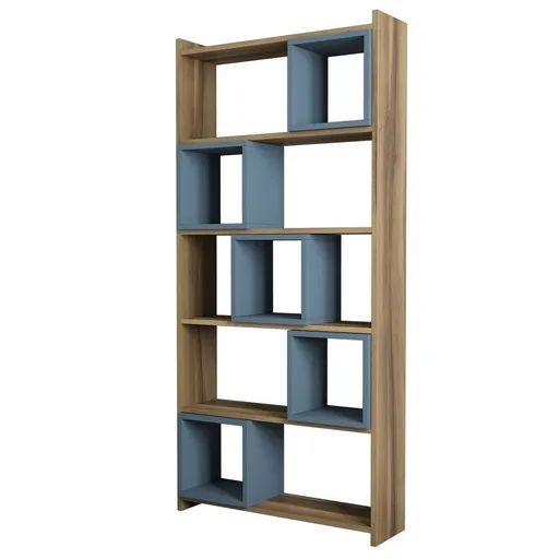 Knihovna Box Chalcedony and Walnut