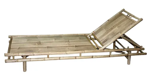 Přírodní bambusové lehátko Chair Bamboo Lyon - 210*80*28cm Chic Antique