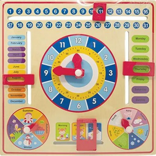 BABU - Dřevěný kalendář 6v1