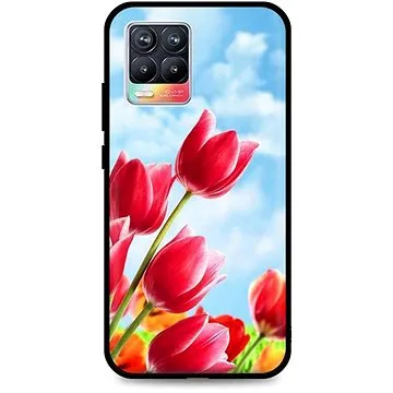 TopQ Realme 8 silikon Tulips 61388 (Sun-61388)