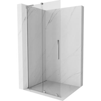 MEXEN/S Velar L Sprchová zástěna posuvná Walk-in 100 x 200 cm, transparent 8 mm, chrom 871-100-003-03-01