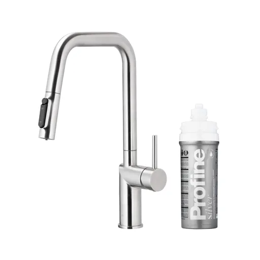 KFA Baterie dřezová DUERO PURE STYLE výsuvná s filtrací nerez 6623-314-22