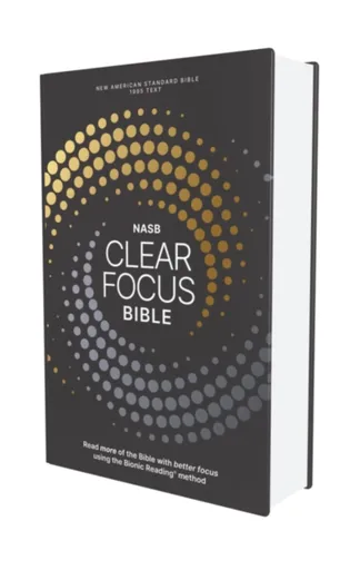 NASB, Clear Focus Bible, Hardcover, Charcoal/Gold - Zondervan