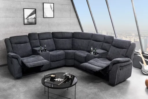 Pětimístná polohovací TV pohovka KYKLOP Dekorhome