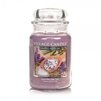 Village Candle Vonná svíčka ve skle Lavender Sea Salt 602 g