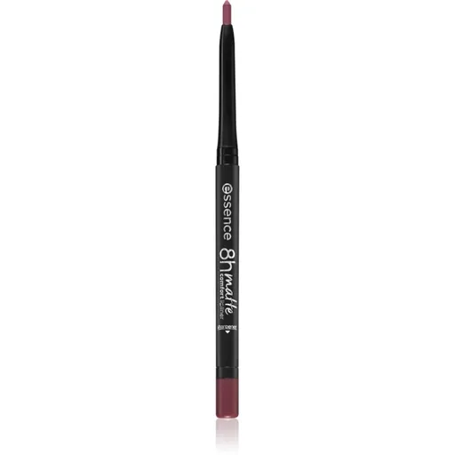 essence 8h Matte Comfort matná tužka na rty s ořezávátkem odstín 06 Cool Mauve 0,3 g