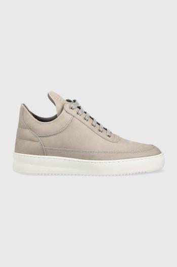 Semišové sneakers boty Filling Pieces Low Top Ripple Nubuck béžová barva, 25122842003