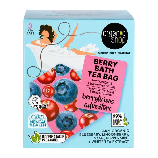 Organic Shop Sáčky do koupele Bobulové dobrodružství 3x50 g