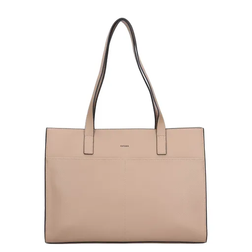 Elegantní dámská kožená kabelka Katana Mauric - béžová