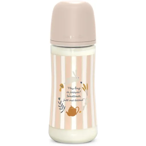 Suavinex Wonderland SX Pro Physiological Anti-Colic kojenecká láhev L Dense Flow 6 m+ Pink 360 ml