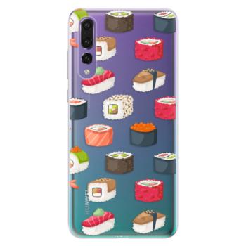 Odolné silikonové pouzdro iSaprio - Sushi Pattern - Huawei P20 Pro