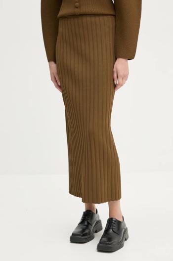 Sukně By Malene Birger FIEMME zelená barva, maxi, Q72575002