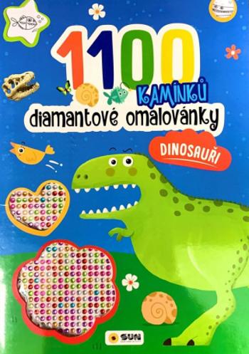 Diamantové omalovánky Dinosauři - 1100 kamínků