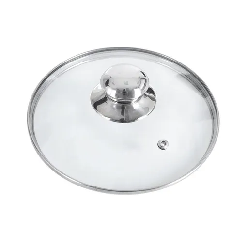 Poklice skleněná pr. 18 cm nerez úchyt - ORION