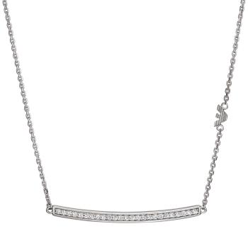 Emporio Armani Blyštivý stříbrný náhrdelník se zirkony EG3591040