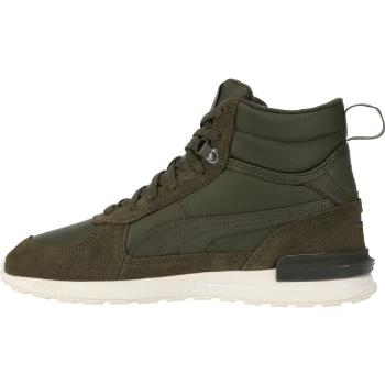 Puma GRAVITON MID Pánské kotníkové boty, khaki, velikost 45