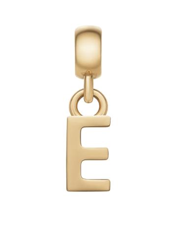 Daniel Wellington Pozlátený prívesok písmeno "E" Charms DW00400488