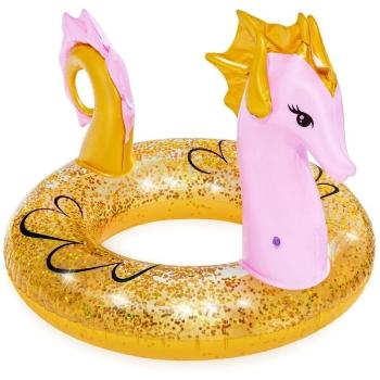 Bestway GLITTER SEAHORSE SWIM RING Nafukovací kruh, zlatá, velikost