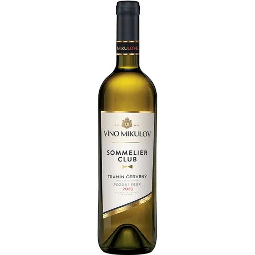 Víno Mikulov Sommelier Club Tramín červený 2023 pozdní sběr