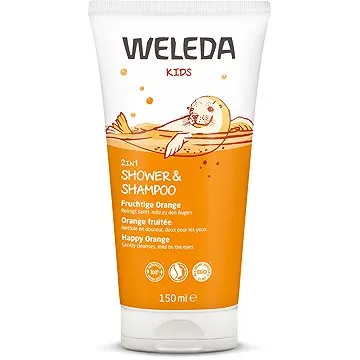 WELEDA Sprchový krém a šampon Šťastný pomeranč 2v1 150 ml (4001638075114)