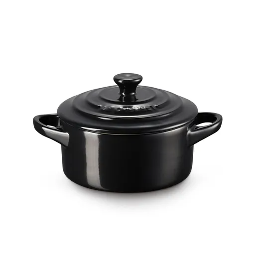 Zapékací mísa 10 cm, 250 ml, BLACK ONYX, kamenina, Le Creuset