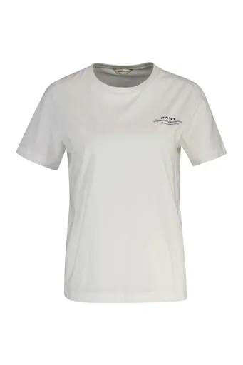 TRIČKO GANT REG GRAPHIC PRINT SS T-SHIRT WHITE