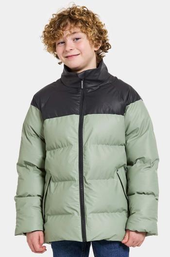 Dětská bunda Didriksons MEGA KIDS JKT zelená barva, 505364