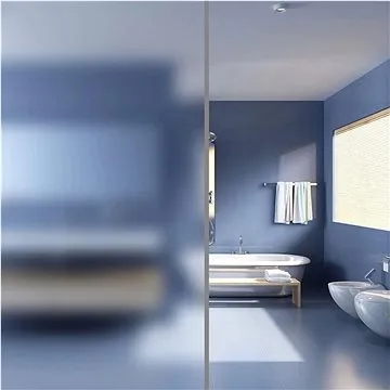 Čistá matná privátní fólie mléčné sklo samolepící 0,9 x 50 m (142783)
