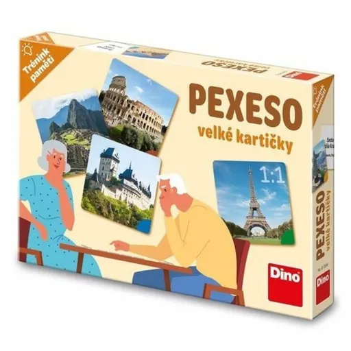 TRÉNINK PAMĚTI: PAMÁTKY Pexeso