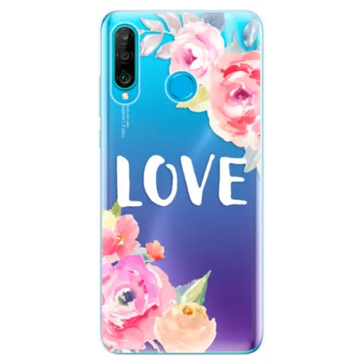 Odolné silikonové pouzdro iSaprio - Love - Huawei P30 Lite