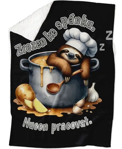 Deka Zrozen ke spánku – kuchař (Podšití beránkem: ANO)