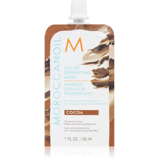 Moroccanoil Color Depositing jemná vyživující maska bez permanentních barevných pigmentů Cocoa 30 ml