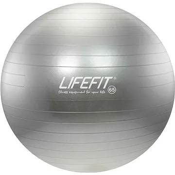 Lifefit anti-burst 65 cm, stříbrný (4891223119503)