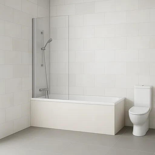 H K Vanová zástěna PURE V1 65x140 jednodílná, čiré sklo PUREV165